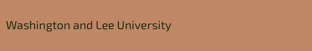 Washington and Lee University